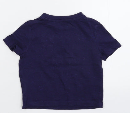 Back view of Very Baby Blue Basic T-Shirt, size 9-12, Months