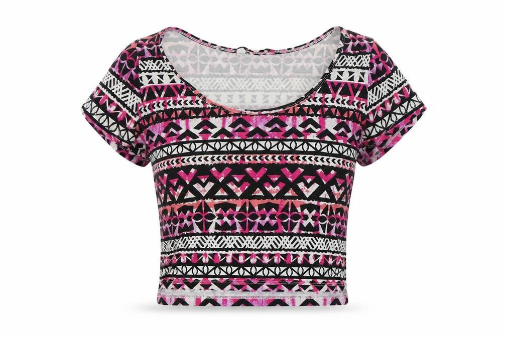 Womens UK Size 8 New Look Pink Basic T-Shirt