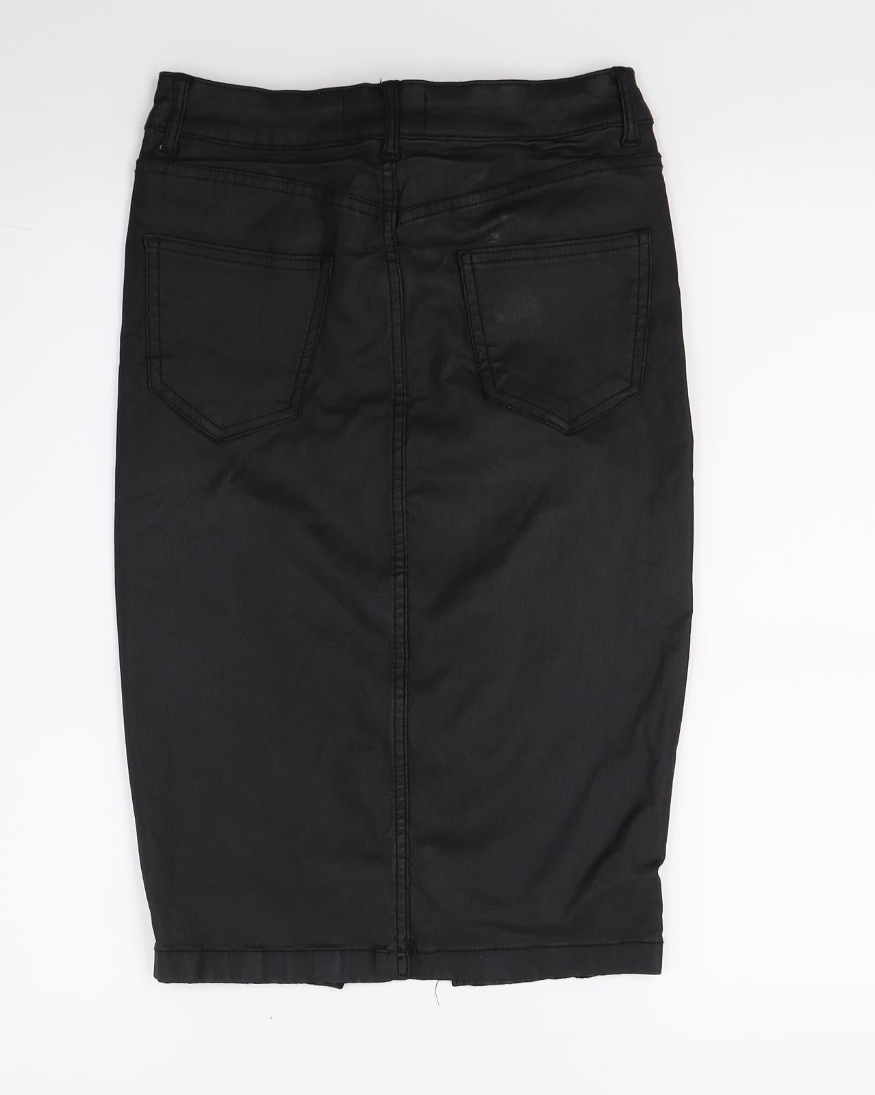 New Look Womens Black   Pettiskirt Skirt Size 8