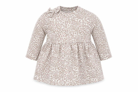 name it Girls Brown Animal Print  A-Line  Size 0-3 Months