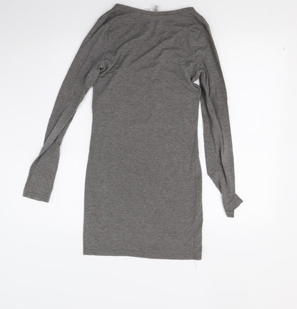 Divided Womens Grey   Jumper Dress  Size XS