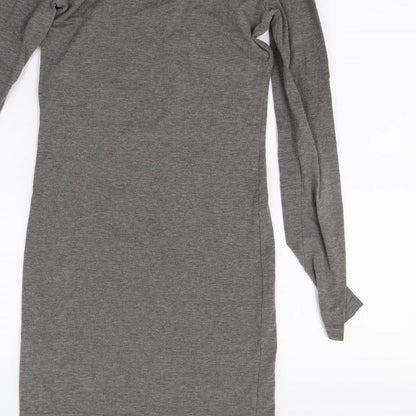 Divided Womens Grey   Jumper Dress  Size XS