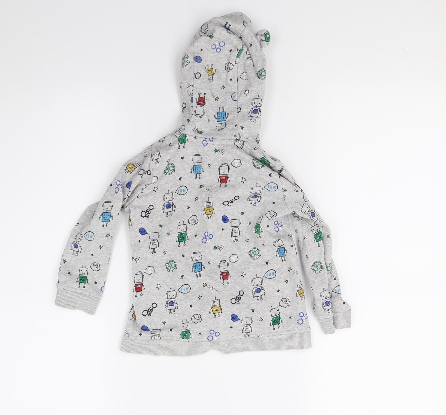 George Baby Grey   Pullover Jumper Size 12-18 Months  - SpaceMan Hoodie