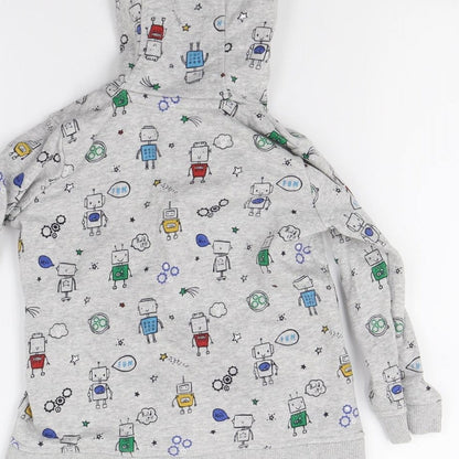 George Baby Grey   Pullover Jumper Size 12-18 Months  - SpaceMan Hoodie
