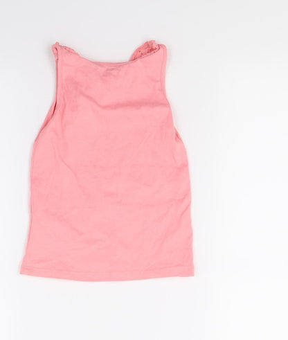 Nutmeg Girls Red   Basic Tank Size 3 Years