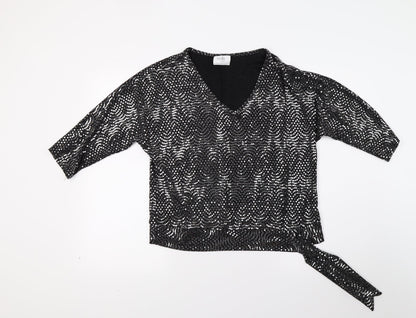 Wallis Womens Silver   Pullover Jumper Size M