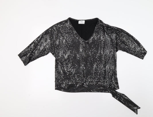 Wallis Womens Silver   Pullover Jumper Size M