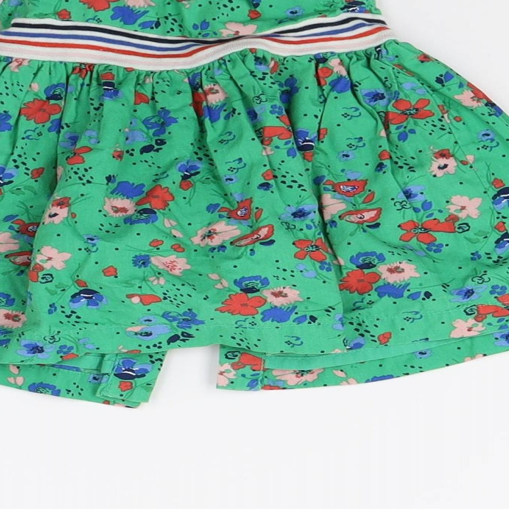 NEXT Girls Green Floral  A-Line  Size 0-3 Months