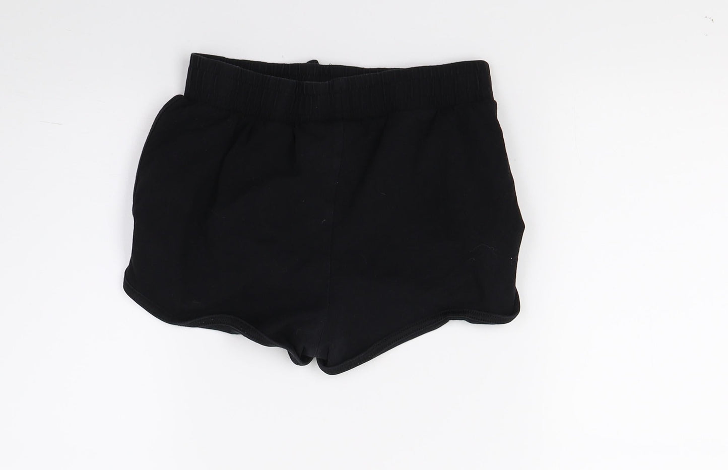 TU Girls Black  Jersey Cut-Off Shorts Size 9 Years
