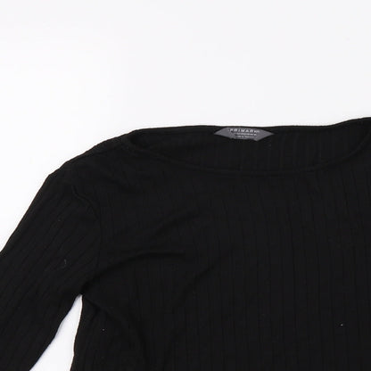Primark Girls Black  Jersey Pullover Jumper Size 13 Years