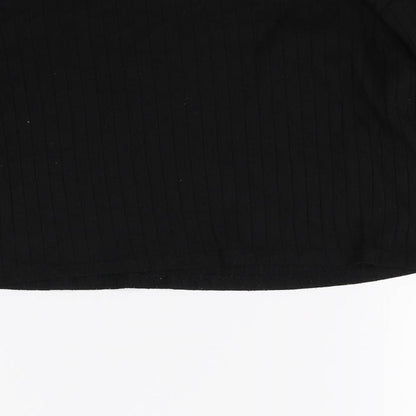 Primark Girls Black  Jersey Pullover Jumper Size 13 Years
