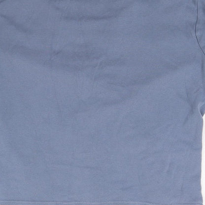 Cherokee Womens Blue   Henley Sweatshirt Size 16