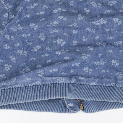 TU Baby Blue Floral  Jacket Coat Size 3-6 Months