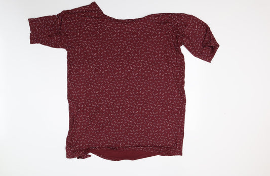 NEXT Womens Red Floral  T-Shirt Dress  Size 16