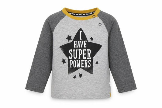TU Baby Grey   Pullover Jumper Size 6-9 Months  - I have super powers
