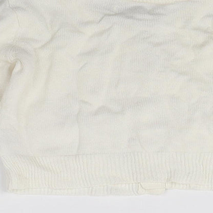1989 Place Girls White   Cardigan Jumper Size 2 Years