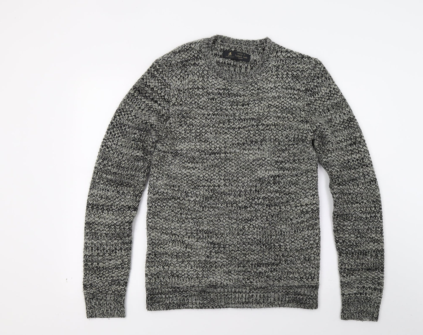 Label Lab Mens Red  Knit Pullover Jumper Size S