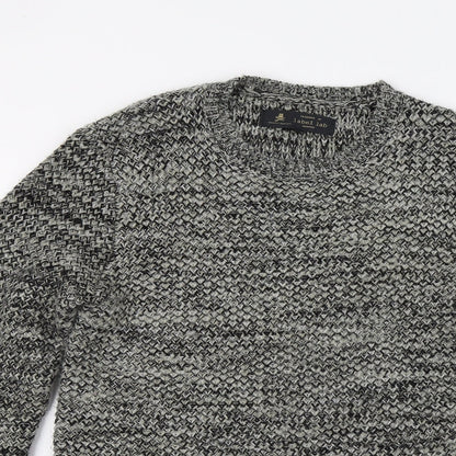 Label Lab Mens Red  Knit Pullover Jumper Size S