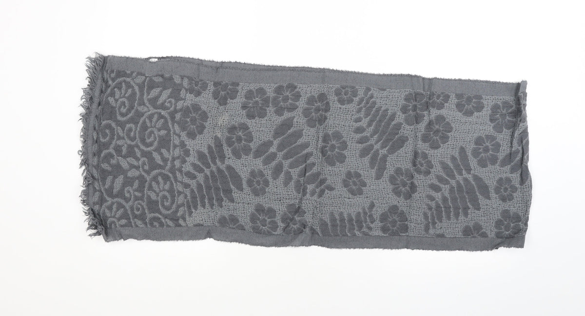 Per Una Womens Grey Floral   Shawl/Wrap