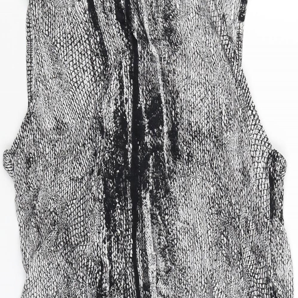 Womens UK Size M H&M Black Basic Tank