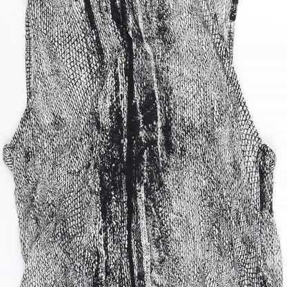 Womens UK Size M H&M Black Basic Tank