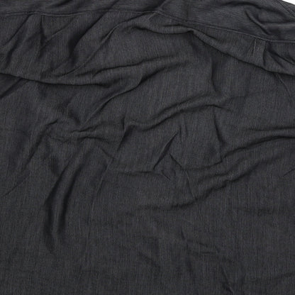 George Mens Black    Button-Up Size XL