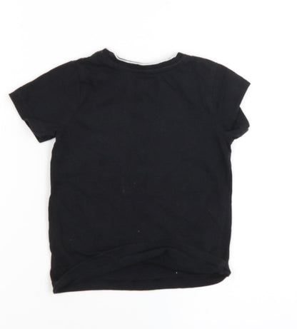 Nutmeg Boys Black   Basic T-Shirt Size 2 Years