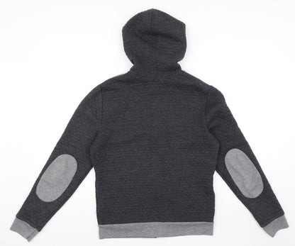Topman Mens Grey   Full Zip Hoodie Size S