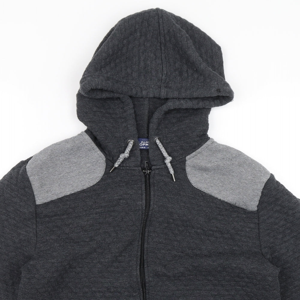 Topman Mens Grey   Full Zip Hoodie Size S