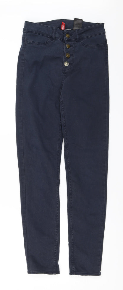 Womens UK Size 6 Divided Regular Fit Skinny Blue Jeans
