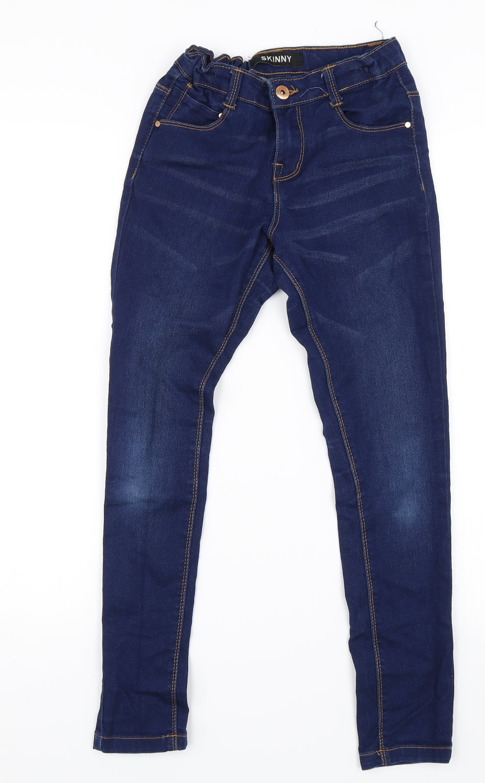 Miss Evie Girls Blue  Denim Skinny Jeans Size 11 Years