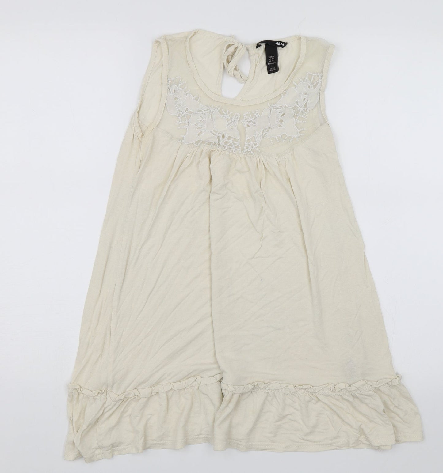 H&M Womens White   Shift  Size XS