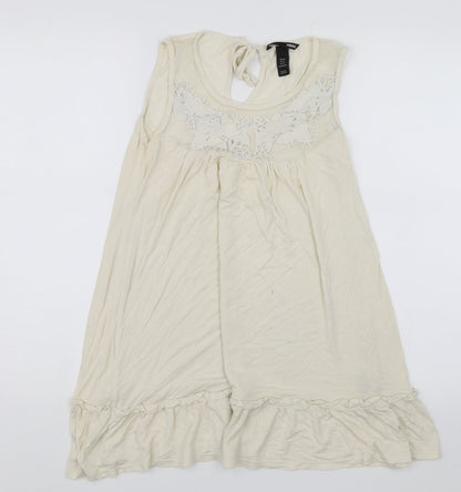 H&M Womens White   Shift  Size XS