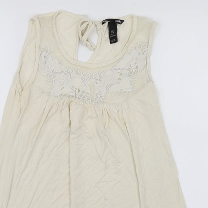 H&M Womens White   Shift  Size XS