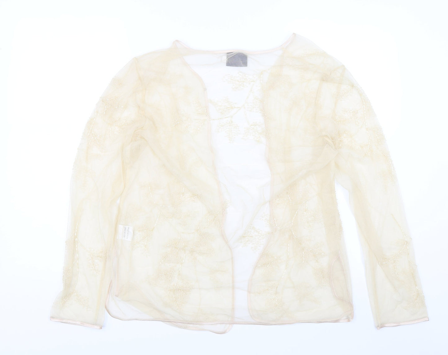Saloos Womens Beige   Shrug Jumper Size S