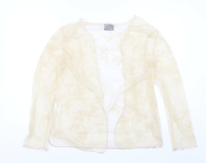 Saloos Womens Beige   Shrug Jumper Size S