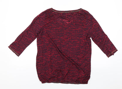 George Womens Red   Basic Blouse Size 14