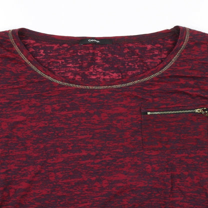 George Womens Red   Basic Blouse Size 14