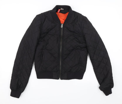 Womens UK Size 8 Divided Black Jacket