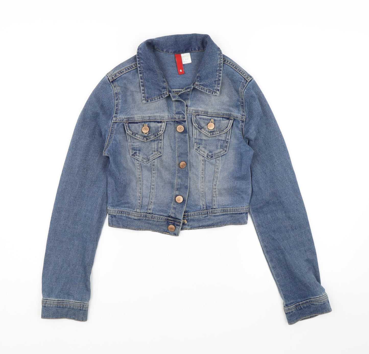 Divided Womens Blue   Jacket  Size 6