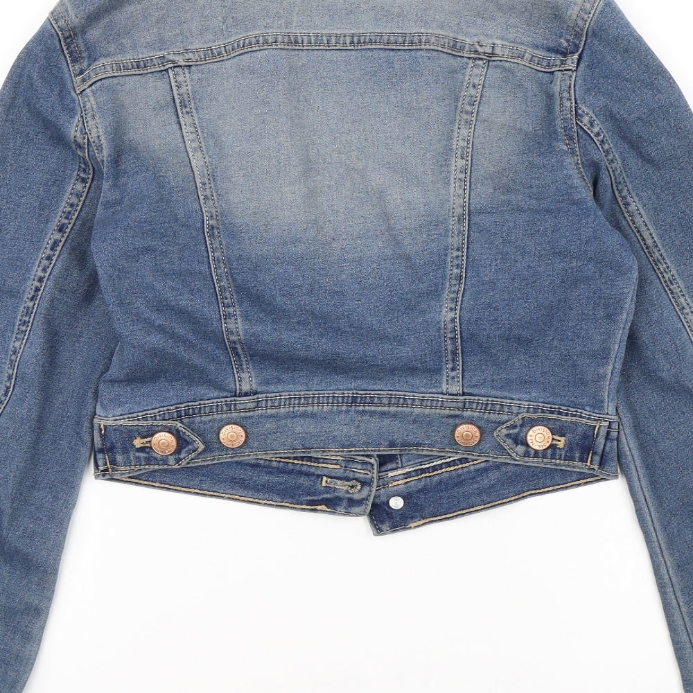 Divided Womens Blue   Jacket  Size 6