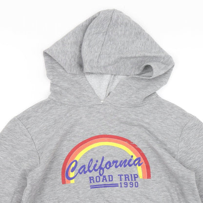 Candy Couture Girls Grey   Pullover Hoodie Size 13 Years  - California