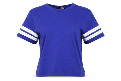 Womens UK Size XS Divided Blue Basic T-Shirt