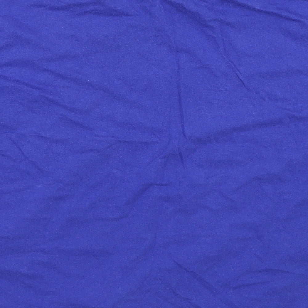 Womens UK Size XS Divided Blue Basic T-Shirt