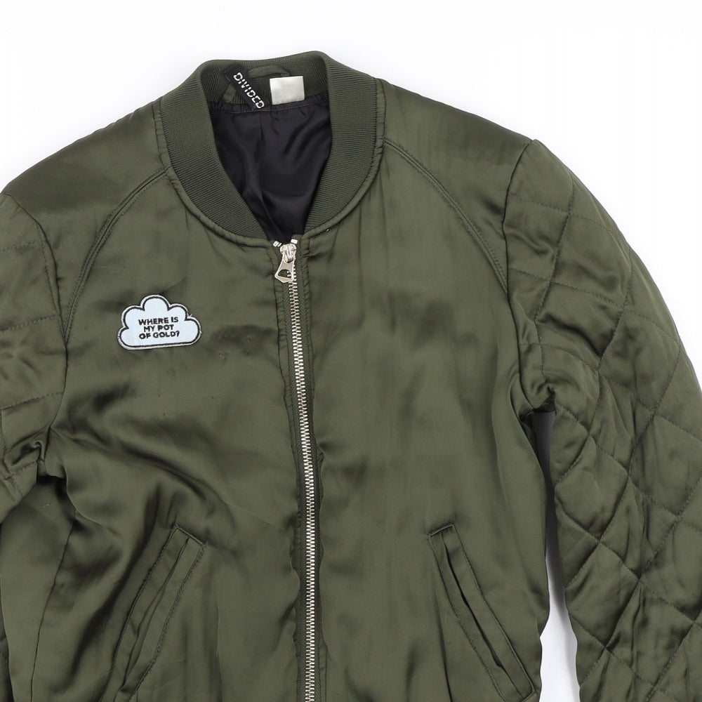 Divided Womens Green   Jacket  Size 6