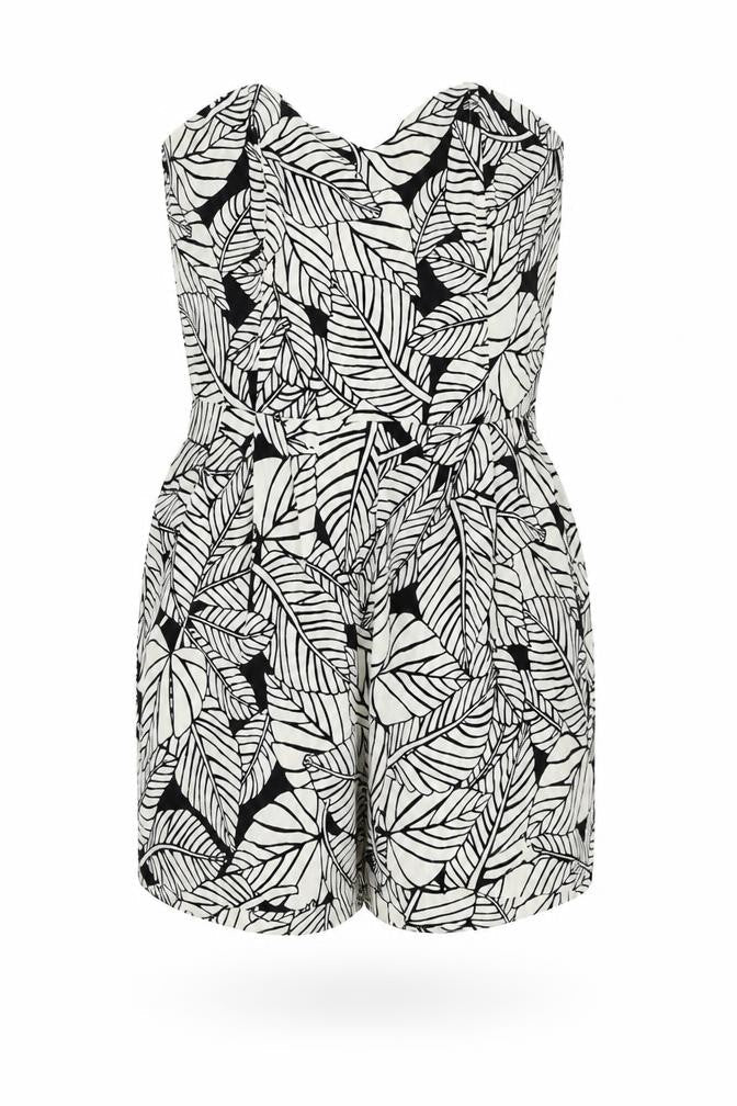 Womens UK Size L Love One-Piece White Jumpsuit