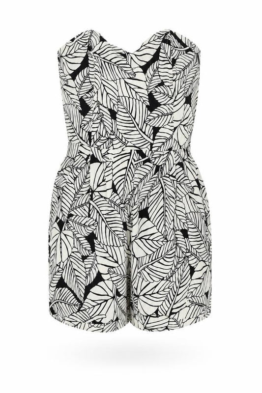 Womens UK Size L Love One-Piece White Jumpsuit