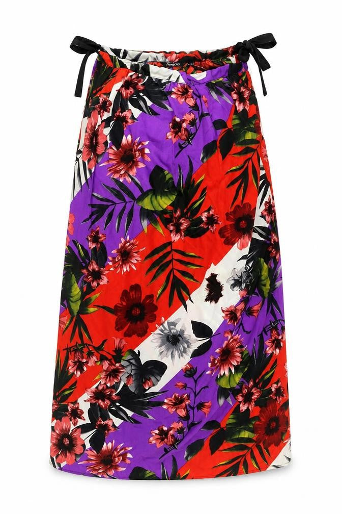 pep & Co Womens Multicoloured Floral  A-Line  Size 10