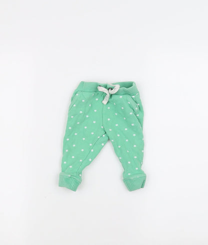 Mothercare Baby Green   Sweatpants Trousers Size 6-9 Months
