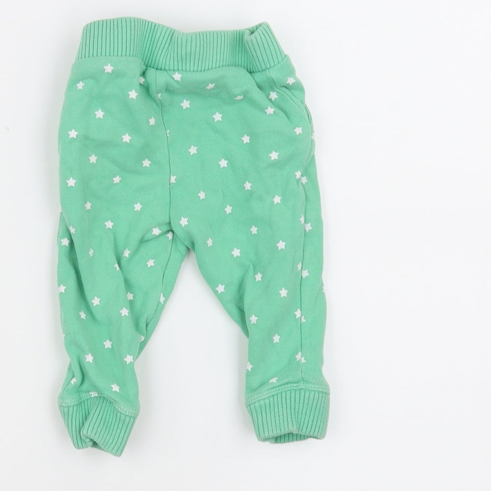 Mothercare Baby Green   Sweatpants Trousers Size 6-9 Months